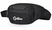 Optima Adjustable Straps Waist Bag (BLACK)