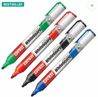 Eduway Whiteboard Marker Set of 4 |Easily Erasable Ink |(Assorted Ink Colours)  (Set of 4, Red, Blue, Black, Green)