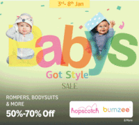 Baby's Got Style Sale 50-70% off (3rd - 8th Jan)
