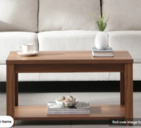Kosmo Harmony Coffee Table in Natural Teak Finish