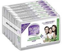 Boroplus Antiseptic + Moisturising Soap - Neem, Tulsi & Aloe Vera 6x125g [location specific]