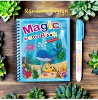 FlyTouch Children's Magic Doodle Water Picture Book Art Drawing Magic Water Book with Pen on Flipkart