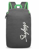 Skybags Casual Daypack 15L With Spacious Compartment, Webbing Grab Handle & Highlight Zippers| Grey | Klik