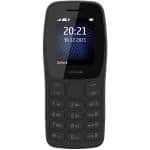 Nokia 105 Classic 1423 Single SIM (Charcol) Feature Phone with Charger in-Box