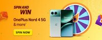 Amazon - Spin and Win Upto Rs10 to Rs 20 / OnePlus Nord 4 5g & more*