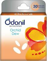 Odonil Bathroom Air Freshner Blocks (Orchid Dew) - 48g , Instant & Long Lasting Fragrance , Germ Protection