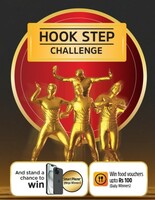 HOOK STEP challenge Free Swiggy Voucher And iPhones - Lot Codes