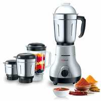  DigiSmart Kitchen Mate 750 Watt Mixer Grinder with 4 Jars Comes With 2 Year Warranty (Grey and Black) 