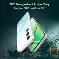 Oppo K12x 5G 128 GB, 6 GB RAM, Breeze Blue, Mobile Phone