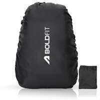 Boldfit Rain Cover for Backpack Travel Essentials Rain Cover (Black)