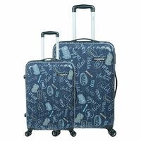Luggero - Film Classic Polycarbonate Blue Luggage | Set of 2 