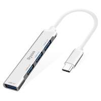 Dyazo Type c USB Hub 1 Port 3.0 & 3 Port 2.0 High Speed Data Transfer Compatible for mackbooks