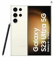 Samsung Galaxy S23 Ultra 5G AI Smartphone (Cream, 12GB, 256GB Storage)