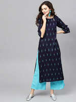 Libas Navy Blue Rayon Kurta @ Rs.99
