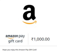Amazon gift card using icici card (User specific)