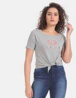 Flying Machine Women's T Shirts upto 75% off starting 199