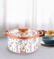 Florra Red Plastic & Steel thermoware 750ML Casserole