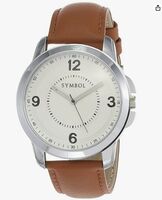 Amazon Brand - Symbol Analog Men's Watch (Dial Colored Strap)