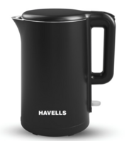 Havells Black 1250 W Double Wall Stainless Steel Inner Body Electric Kettle- 1.5 L