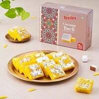 Big Basket - Tasties Coconut Burfi Mithai, Khatta Meetha Mixture and more Upto 79% Off(location specific)