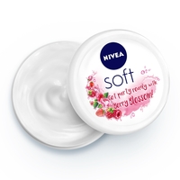 Nivea Soft Berry Blossom Moisturiser Creme: 200 ml +Freebie offer

