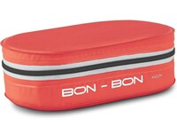 MILTON New Bon Bon Plastic Lunch Box with Insulated Jacket, 2 Containers (280 ml Each), Microwavable & Leak-Proof Tiffin for Office, School, College, Red