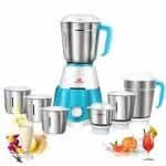 Alibaba Supreme Seven Star 7 Jar Wonder 750 Mixer Grinder (7 Jars, White, Blue)
