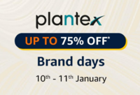 Plantex Brand Days-  upto 75% off + Bank offers
