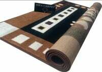 Shag Weaving Carpet Brown Silk Carpet (5 X7 ft, Rectangle)