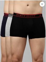 DIXCY SCOTT  Pack of 3 Solid Men Trunk