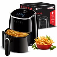 Inalsa Air Fryer For Home | 5.5 L Capacity |1600 W  (Black)