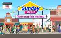 Sunday Street  Your own Flea Market