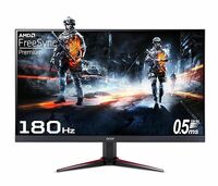 Acer Nitro VG240Y M3 23.8 Inch IPS Full HD Gaming LCD Monitor with LED Backlight I AMD Freesync Premium I 0.5 MS Response, 180 Hz Refresh Rate I 2 x HDMI, 1 x DP I Stereo Speakers I HDR 10 I Black