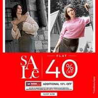 Vero Moda Sale | Flat 40% Off + Buy 2 get extra 10% Off + 10% Off via Kotak Credit Card