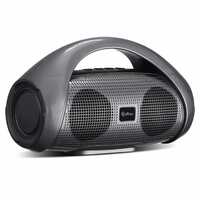 pTron Fusion Go 10W Portable Bluetooth Speaker with 6Hrs Playtime, Immersive Sound, Auto-TWS Function, Supports BT/USB/SD Card/AUX Playback & Lightweight (Grey)