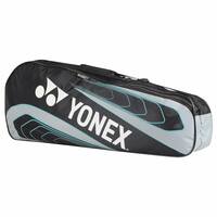 Yonex GR 303i Badminton Racket Combo (Set of 2) with Full Cover + 23025 Yonex kitbag Black Gray