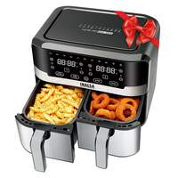 INALSA Air Fryer 10 L with Dual Basket 5L
