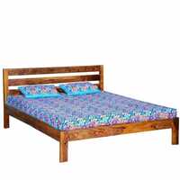 Mamta Decoration Sheesham Wood King Size Bed Without Storage for Bedroom | Teak Finish Apply ₹7000 coupon
