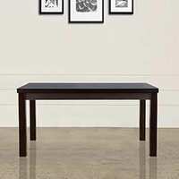 9000 Coupon HomeTown Bahubali Rubber Wood Six Seater Dining Table in Walnut Colour