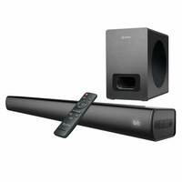 pTron Jazz Pro 120W Soundbar with Wired Subwoofer for TV, 2.1 CH