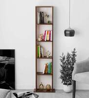 Walten Book Shelf in Wenge Finish with 5 tier