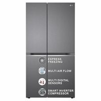 LG 655 L Frost-Free Smart Inverter Double Door Side-By-Side Refrigerator Apply ₹3000 coupon 