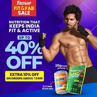 Fast & Up - Fit & Fab Sale | Upto 40% off + Extra 10% Off on Order Above Rs 2499
