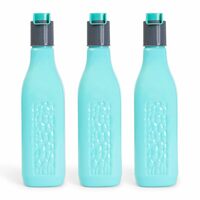 HomeWiz Unbreakable Plastic Water Bottle (1 Litre Each, Set of 3)