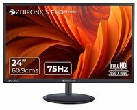 ZEBRONICS PA124 24" LED Monitor | FHD 1920x1080, 250nits Brightness