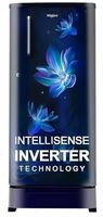 Whirlpool 184 L 4 Star Inverter Direct-Cool Single Door Refrigerator (205 WDE ROY 4SInv SAPPHIRE FLOWER RAIN-Z, Blue, Base Stand with Drawer, 2023 Model)