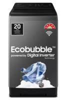 SAMSUNG 9 kg 5 star, Ecobubble, Wi-Fi, Digital Inverter, Fully Automatic Top Load Washing Machine Grey