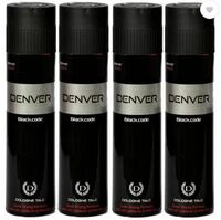 DENVER Black.code Cologne Body Talc (100g x 4)  (4 x 100 g)
