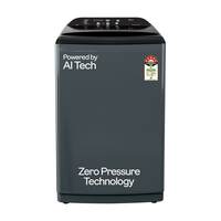 Godrej 8 Kg 5 Star Zero Pressure (0.02 MPa) Technology With Steel Drum Fully-Automatic Top Load Washing Machine (2024 Model, WTEON ADA 80 5.0 FEFN GLGR, Glacial Grey, With Soft Close Lid)