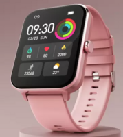 Fire-Boltt Ninja Calling Pro Plus 46.5mm (1.83) Display Bluetooth Calling, AI Voice Smartwatch  (Pink Strap, Free Size)